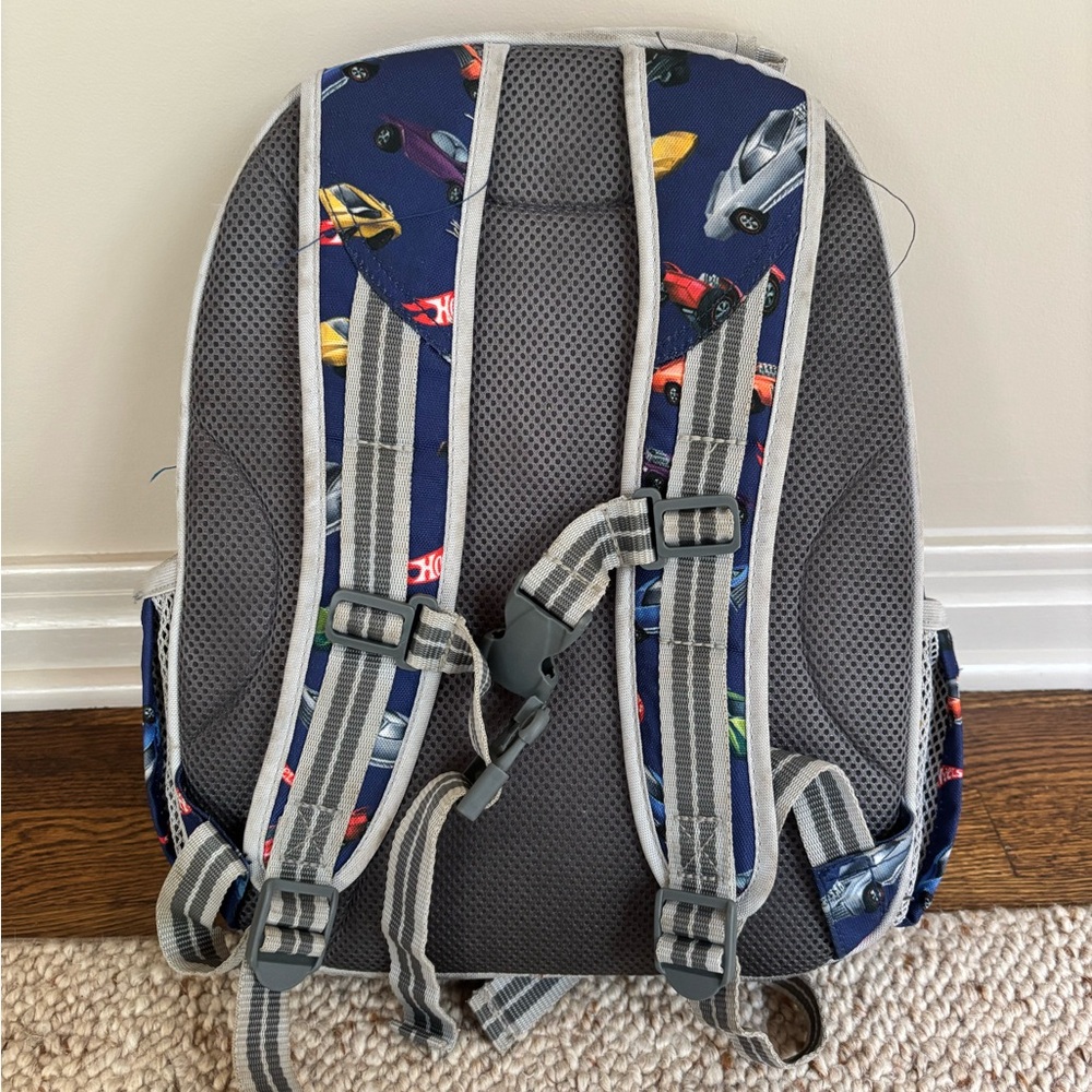 Pottery Barn Kids "size small" Mackenzie Hot Wheels backpack - Picture 2 of 3